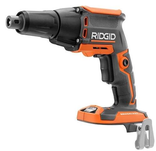RIDGID 18-Volt Cordless Brushless Drywall Screwdriver with Collated Attachment (Tool-Only)