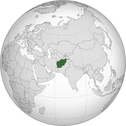 Poloha Afghánistánu