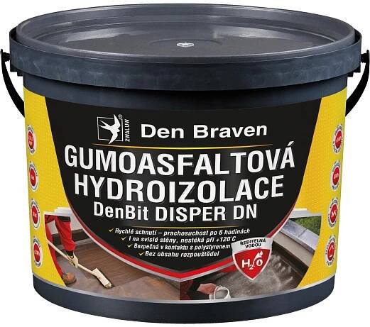 Den Braven Gumoasfaltová hydroizolace DenBit DISPER DN černá 5 kg nakoupit u OBI