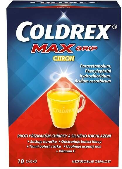 Coldrex MaxGrip Citron 10 sáčků