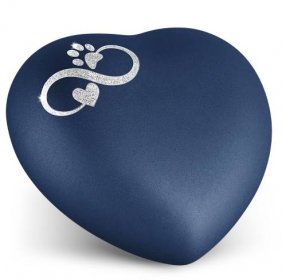 Tier-Urne Edition Herz aus Keramik in 0,5 L oder 1,5 Liter Größe