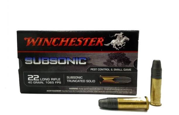 Náboj Winchester Subsonic 22 LR 40gr