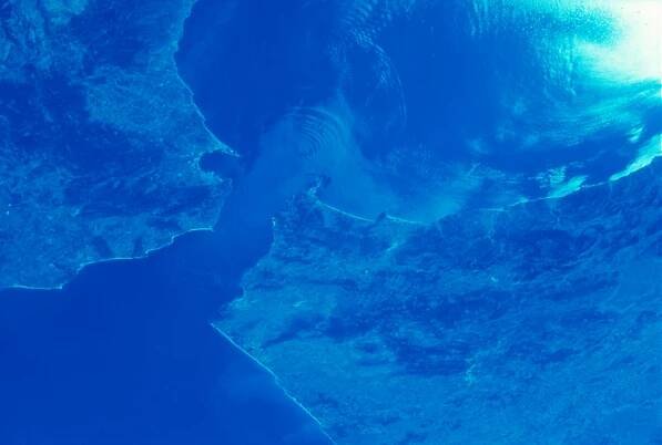 15. Strait of Gibraltar, Atlantic Ocean/Mediterranean Sea