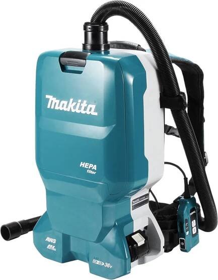 MAKITA DVC665ZU BATOHOVÝ VYSÁVAČ 36V 2x18V AWS 110mBAR 6 LITROV