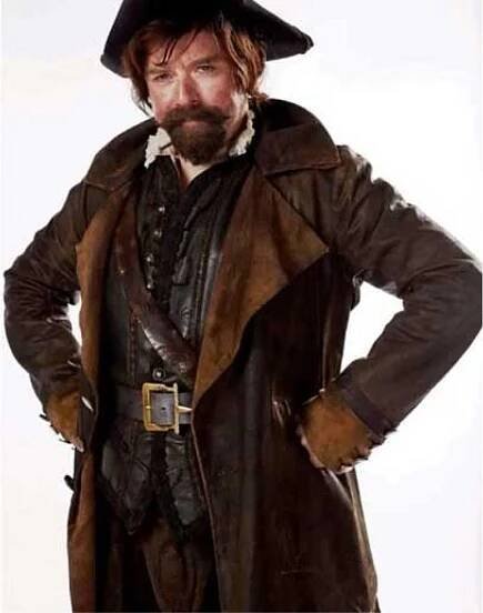 Doctor Who Rufus Hound (Sam Swift) Leather Coat
