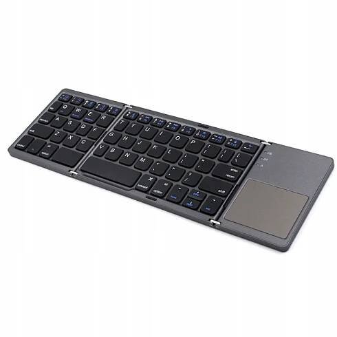 SKLÁDACÍ BEZDRÁTOVÁ KLÁVESNICE BLUETOOTH B033 Model Zintegrowany touchpad
