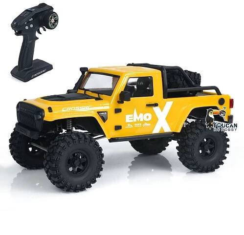 CROSSRC 1/8 Painted RC Crawler Car 4X4 EMO X Remote Control Off-road Vehicles PNP Hobby Models Emulated Vehicle Toys