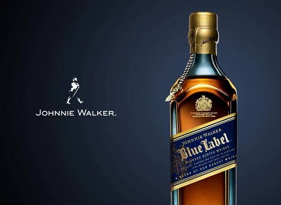Johnnie Walker Blue Label - A Synonym for Class and Elite Taste Wallpaper