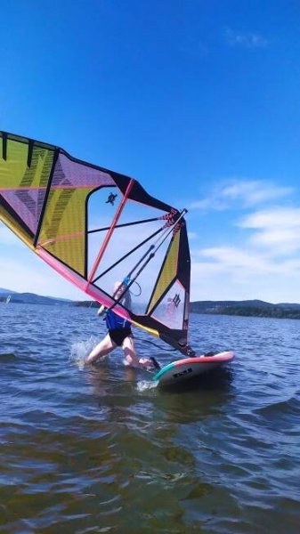 Víkendový windsurfing