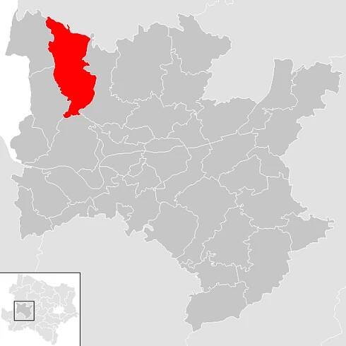 Yspertal na mapě