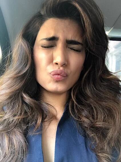 Funny Selfie Of Karishma Tanna
