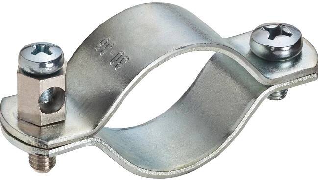 Zemnicí objímka pozinkovaná stříbrná 25 mm (1")