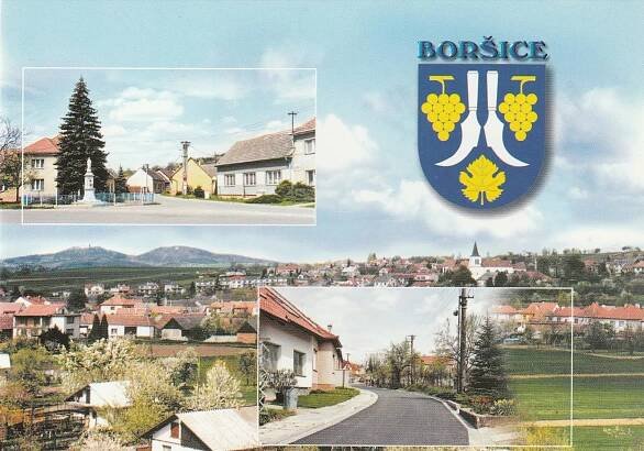 BORŠICE  - Pohlednice místopis