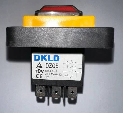 DKLD spínač stykač DZ05 7-pin 3-fázový 400V