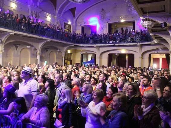 Koncert Michala Davida na Střelnici v Děčíně