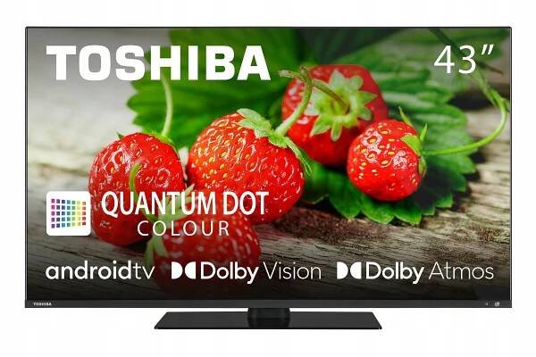 QLED televize Toshiba 43QA7D63DG 43" 4K UHD černá