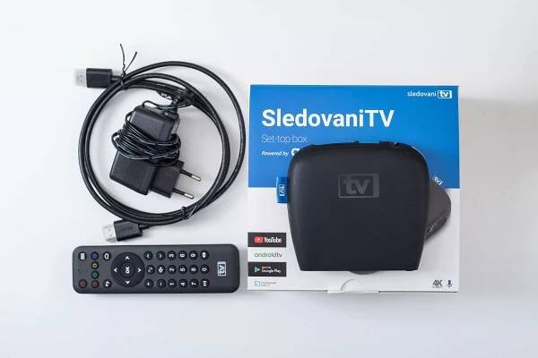 set-top box SledovaniTV obsah baleni