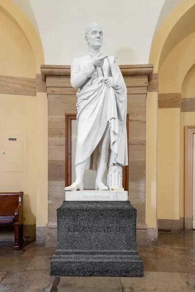 Roger Sherman Statue, U.S. Capitol for Connecticut | AOC