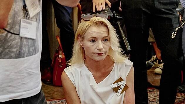 Lenka Šimůnková, matka zavražděné Elišky ze střelby na filozofické fakultě (6. června 2024)