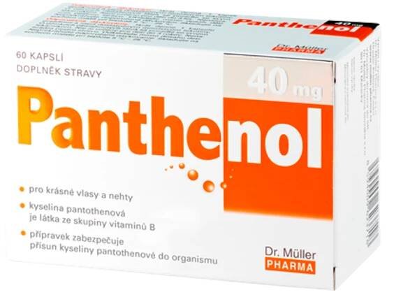 DR. MÜLLER Panthenol 40 mg 60 kapslí