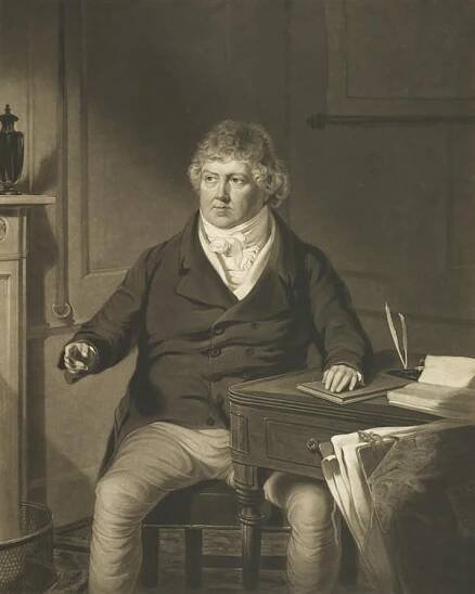 George Robinson. Secretary to the London Dock Co., 1818