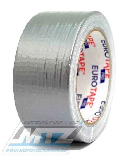 Páska americká (textilní Duct Tape) - 48mmX25m - stříbrná