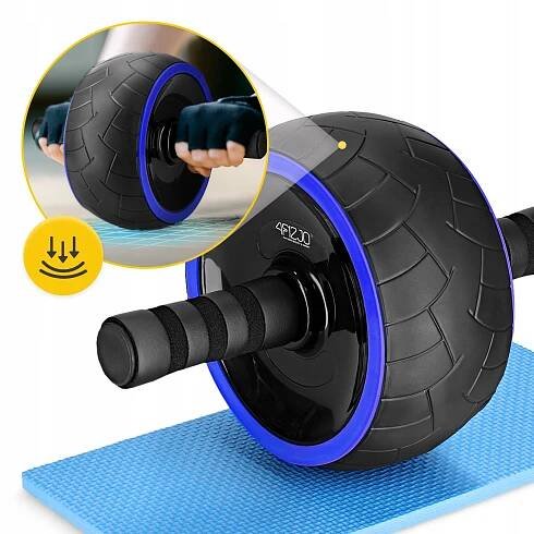 KOLEČKO NA CVIČENÍ BŘICHA ABS ROLLER PEVNÉ KOLO AB WHEEL PODLOŽKA SADA Značka 4FIZJO