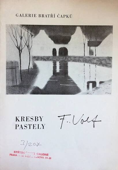 František Volf – Kresby, pastely