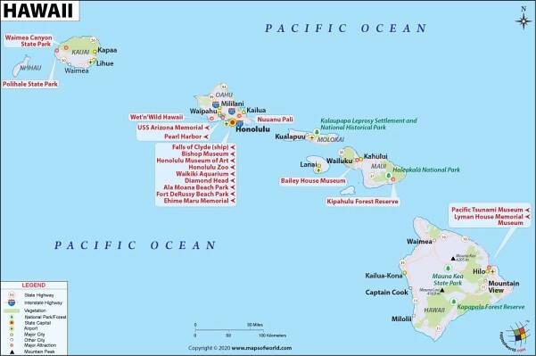 Hawaii Map