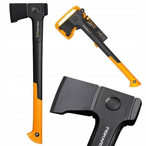FISKARS X-series Univerzální sekera X24, čepel M, tesařské dřevo, dlouhá