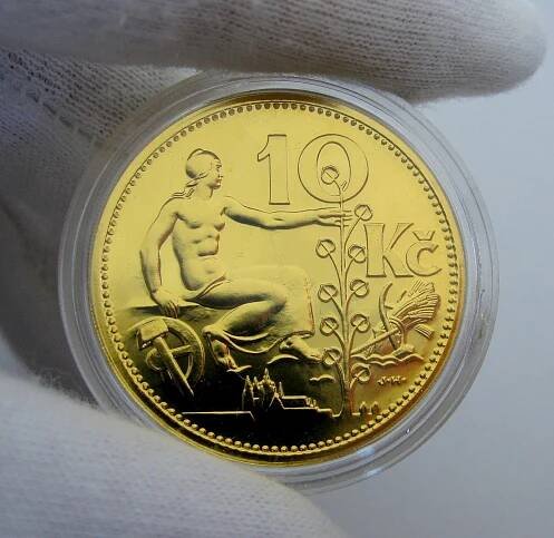 ZLATA DESETIKORUNA - 10KČ 1933 - LIMITOVANÁ NA 100 KUSŮ