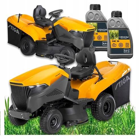 SEKAČKA NA TRÁVU TRAKTOR STIGA ESTATE 798 W 586CC, OBJEMNÝ KOŠ 300 L + 2 OLEJE
