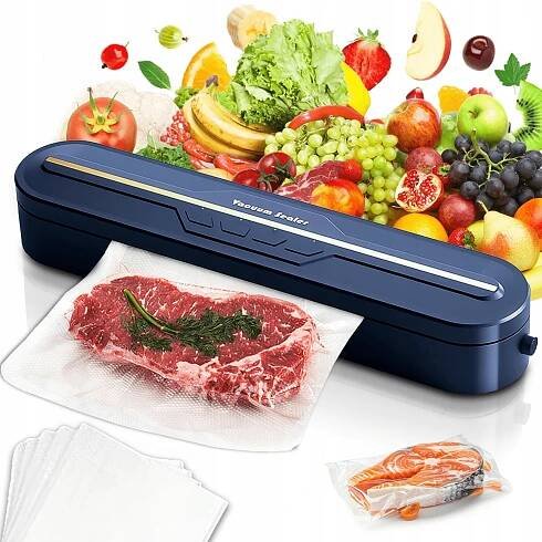 VAKUOVÁ SVÁŘEČKA PRO BALENÍ POTRAVIN A JÍDLA BALÍCÍ STROJ 120W 60kpa