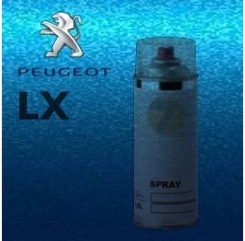 PEUGEOT LX BLEU ELECTRA metalická barva Sprej 400ml - ColorShop.cz