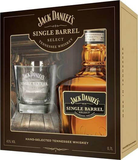 Jack Daniel's Single Barrel 0,7l 45% + 1x sklo GB