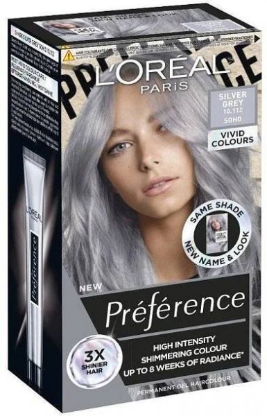 L'ORÉAL PARIS Préférence Vivid Colors 10.112 Silver Grey