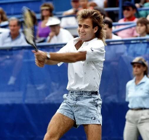 andre agassi young