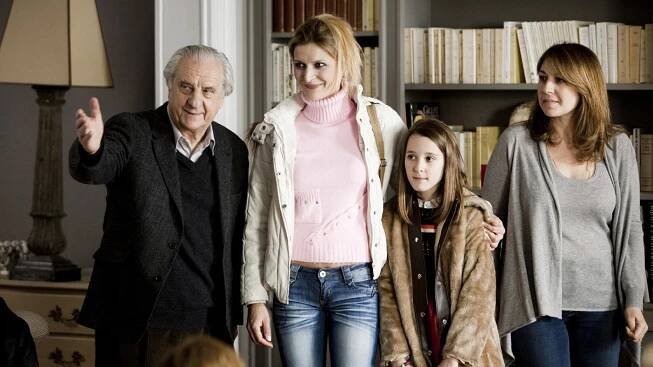Michel Aumont, Emma Siniavski, Valérie Benguigui - Hosté mého otce - Z filmu