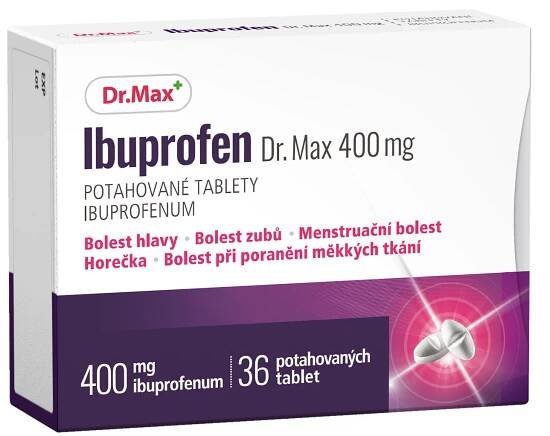 IBUPROFEN DR.MAX POR 400MG TBL FLM 36 I