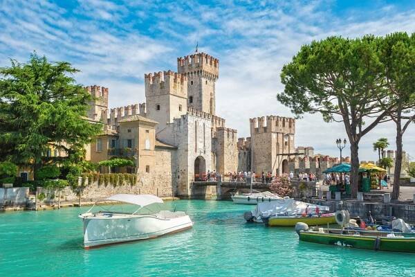 Z Verony: Sirmione, jezero Garda s lodí a ochutnávkou Spritz