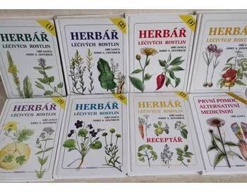 Herbář léčivých rostlin Janča Zentrich - Ucelená sada 8ks - 4