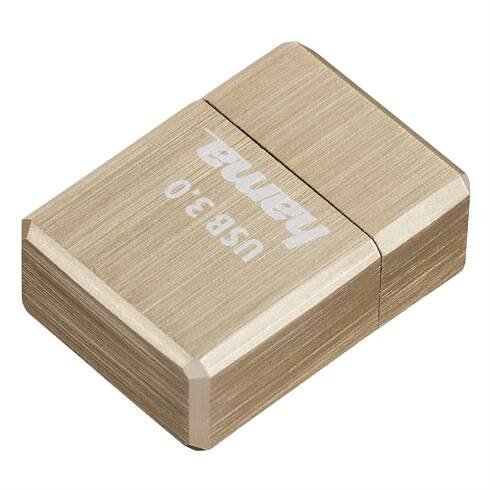 Hama FlashPen micro Cube, USB 3.0, 64 GB, 100 MB/s, zlatý