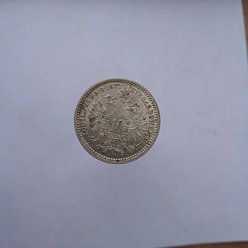 10 KREJCAR 1872 FRANTIŠEK JOSEF I. - Numismatika