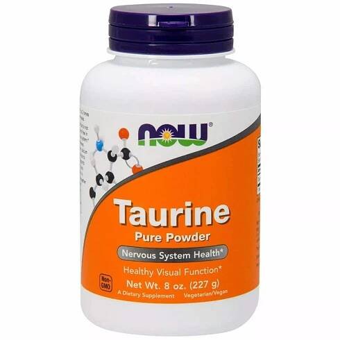 Now Foods Taurin prášek 227 g