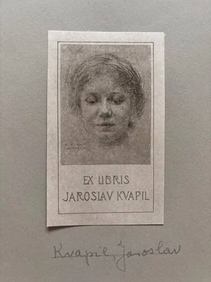 Max Švabinský - exl Jaroslav Kvapil - Výtvarné umění