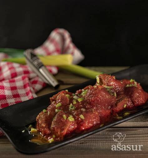 Carne com tomate