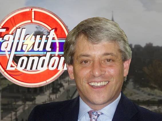 "This is a very curious case" Fallout: London’s project lead on explaining Fallout and what mods are to John Bercow, plus making a quest for Neil Newbon