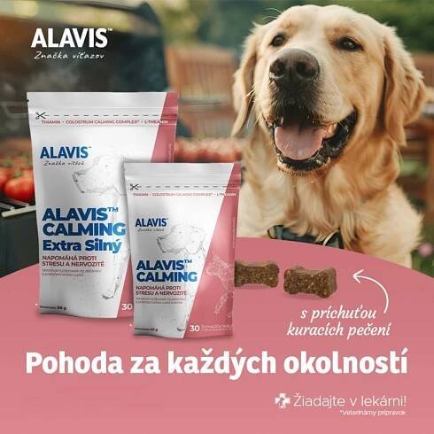 Upokojenie pri strese a strachu | Calming pre psy a mačky | ALAVIS