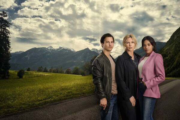 Tim Oliver Schultz, Veronica Ferres, Salka Weber - Alpentod – Ein Bergland-Krimi - Alte Wunden - Promo