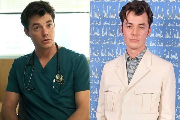 Jack Bannon as Tom Cole in 'Pulse' ; Jack Bannon attends the Paul Smith AW20 50th Anniversary show on January 19, 2020 in Paris, France.